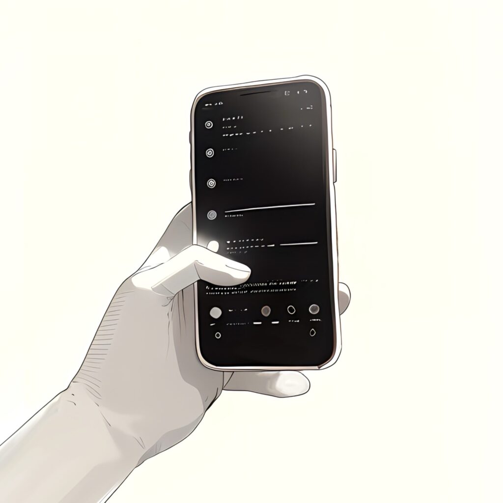 SNSで投稿内容を比較している
