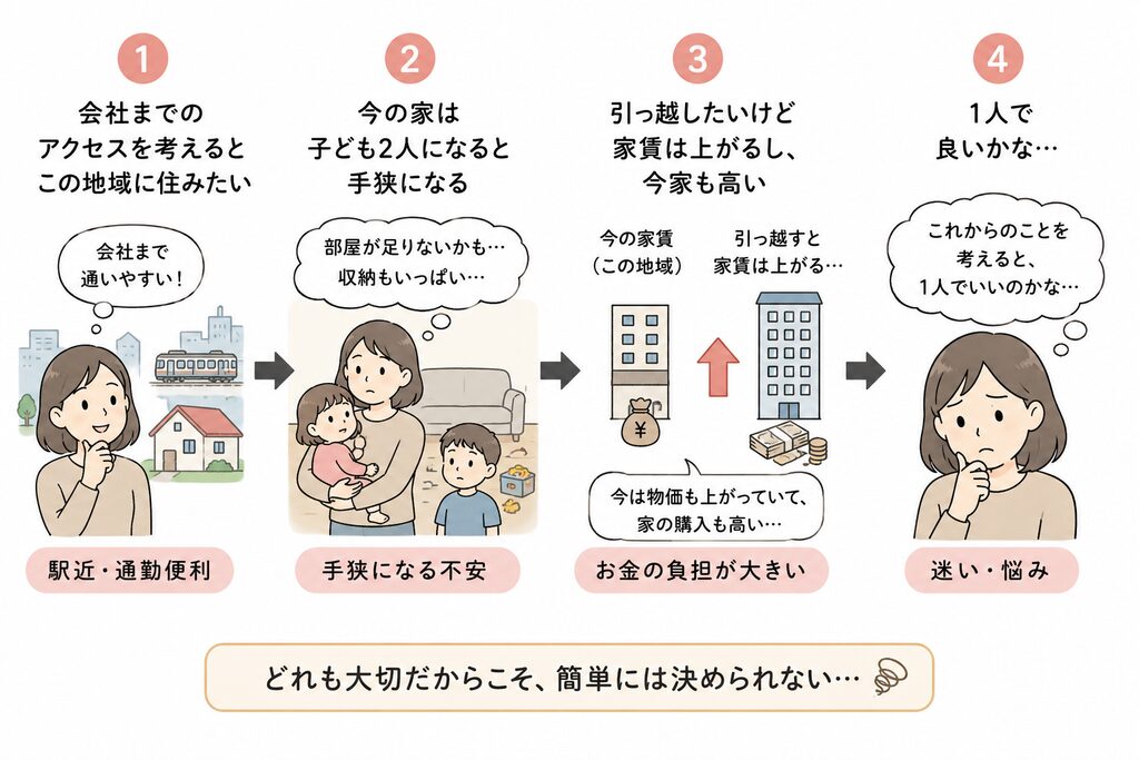 住居が理由で2人目の子どもを諦める
